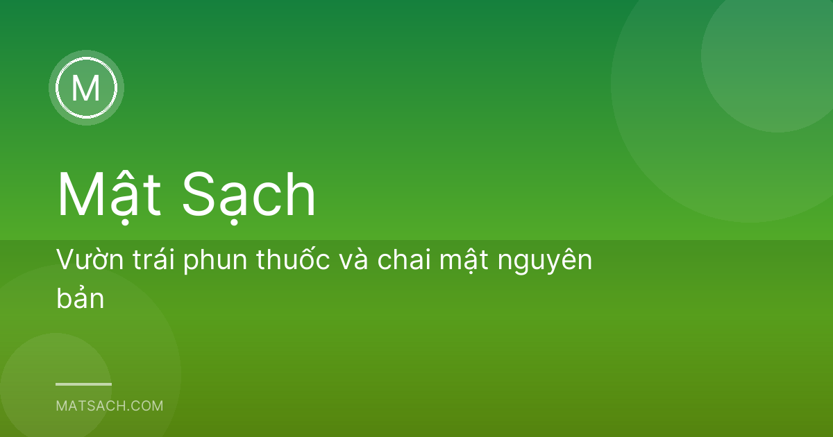 Vườn trái phun thuốc và chai mật nguyên bản